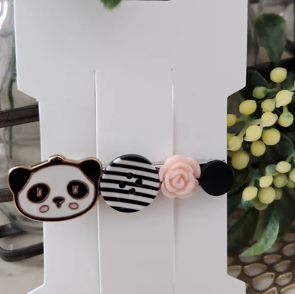 🐼 Panda Bear hairclip 🐼 - Picture 1 of 1